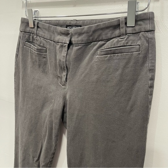 J. Crew Lexie Pants Stretch Cotton Grey Size 6 Regular - Picture 5 of 11